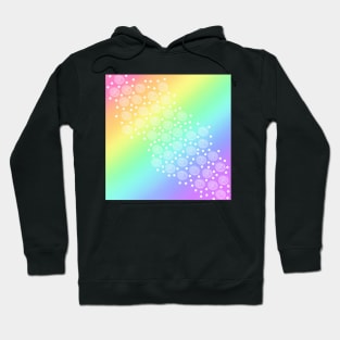 Rainbow Gradient with Circles and Dots Hoodie